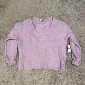 Anthropologie Pilcro Lilac Sweater